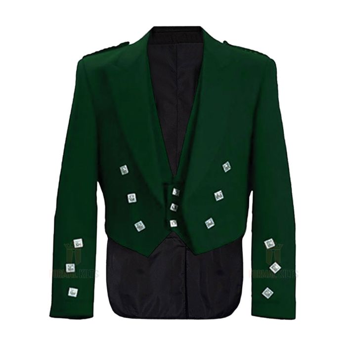 green prince charlie jacket waistcoat