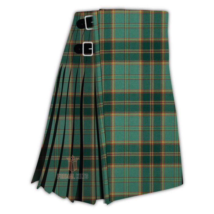 all ireland green tartan kilt
