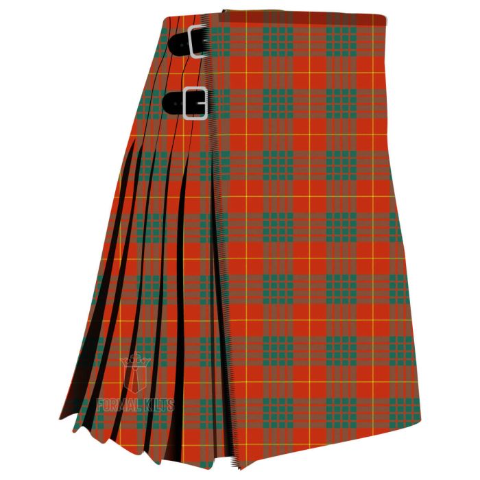 ancient cameron tartan kilt