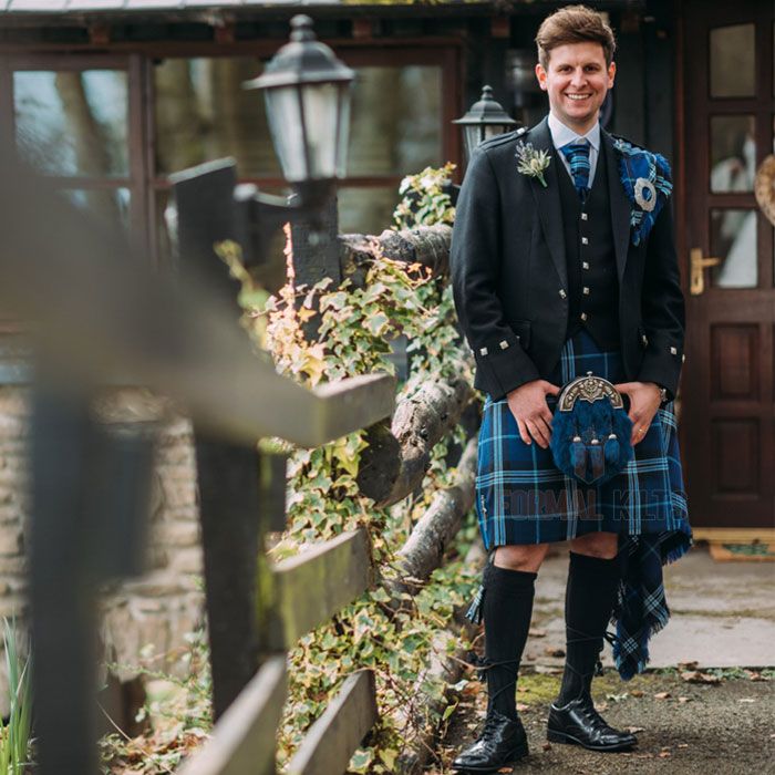 Argyle Wedding Kilt Outfit