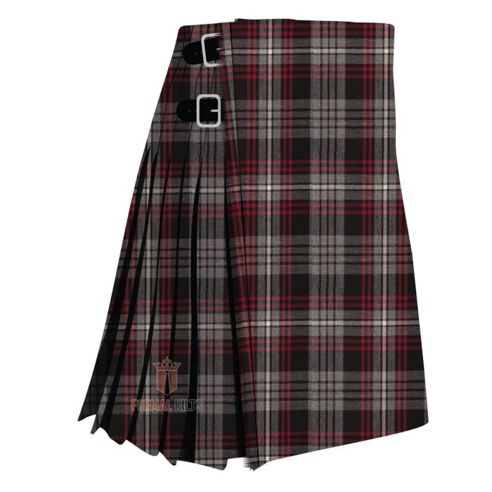 auld lang syne grey tartan kilt
