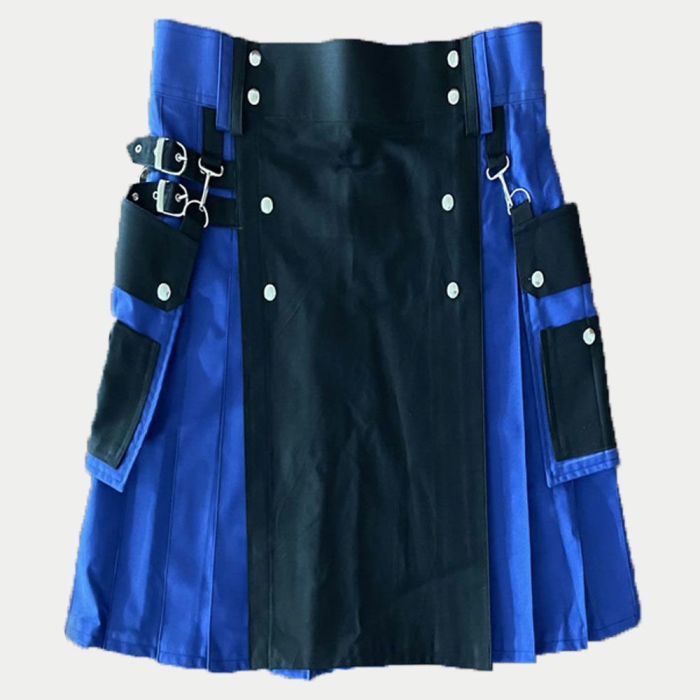 best hybrid black and blue color utility kilt 