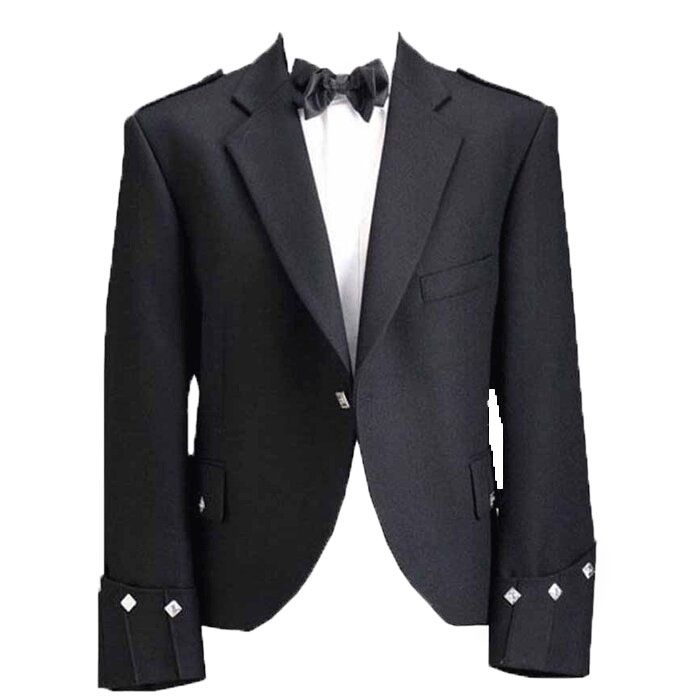 Black Argyl Jacket and Vest