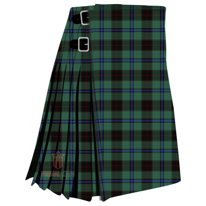 black thistle tartan kilt