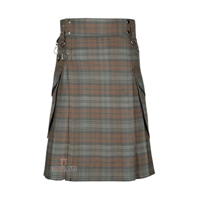 Black Watch Weathered Utility Kilt Front 