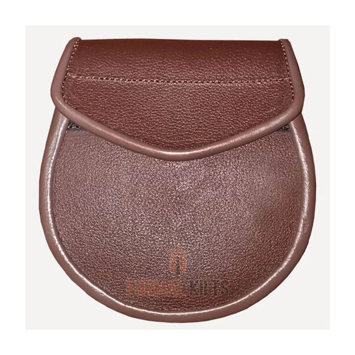 brown leather day sporran