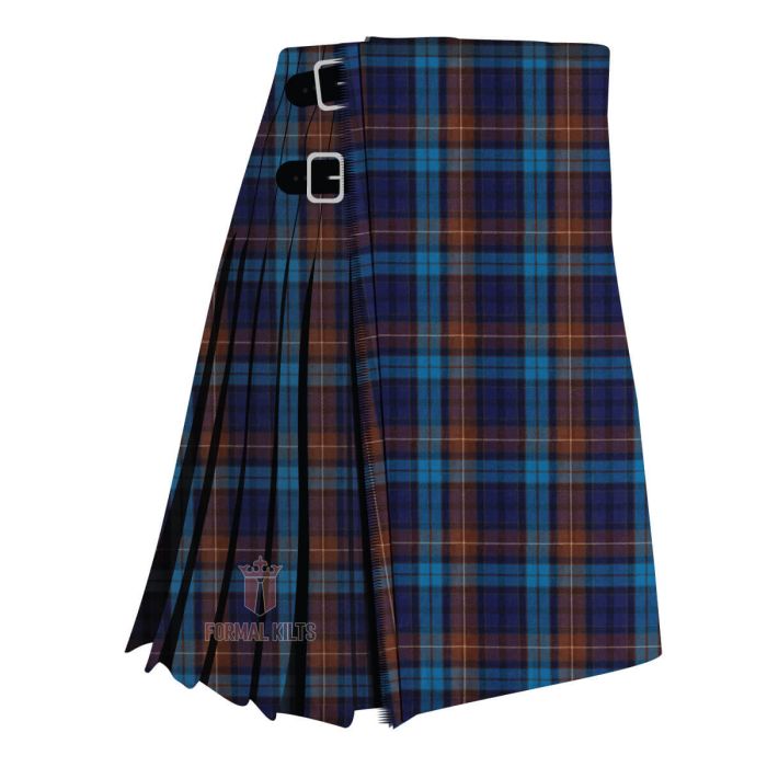 buchanan blue tartan kilt