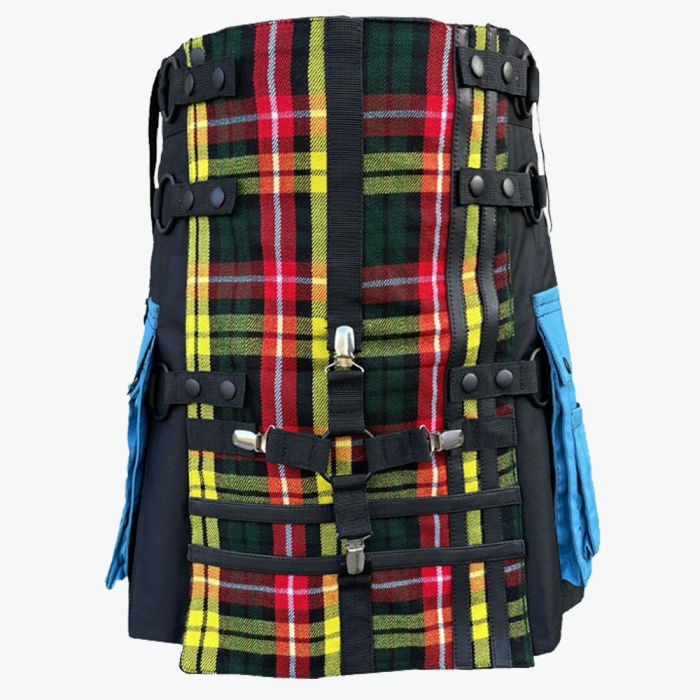 buchanan tartan hybrid utility kilt