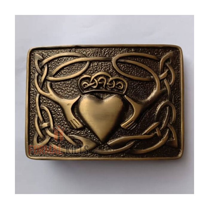 Claddagh Kilt Belt Buckle