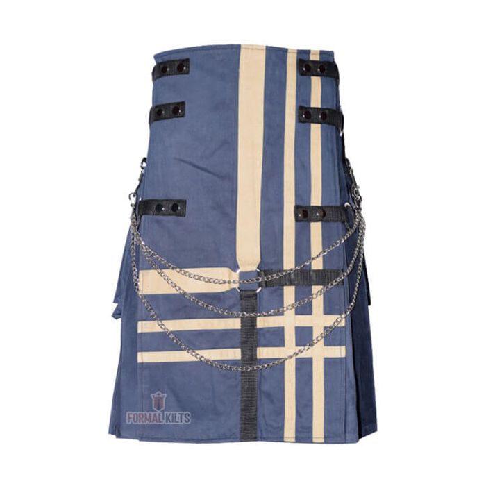 Fashion Cotton Hybrid Utility Kilt Front