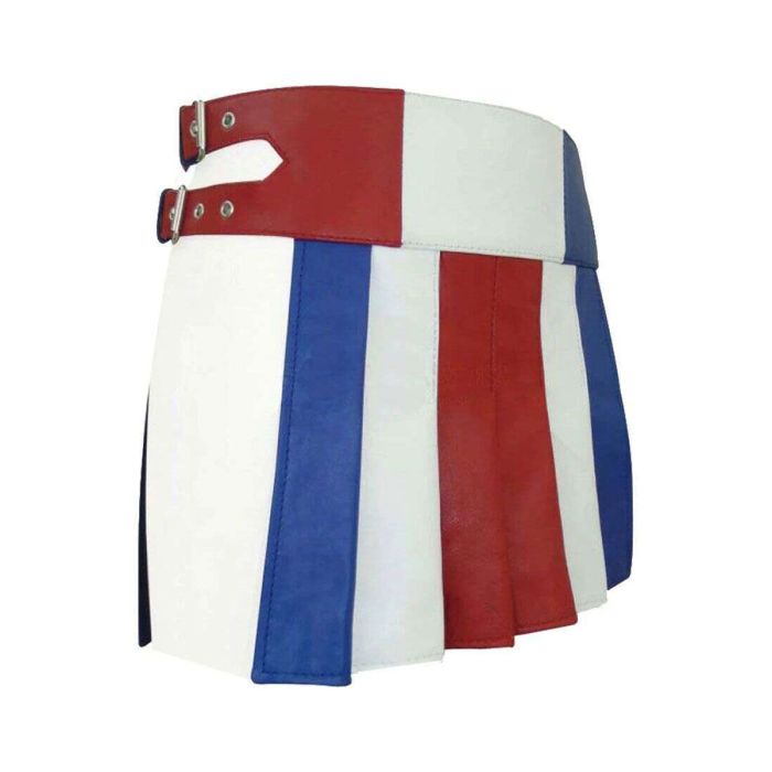 fashion gladiator leather kilt