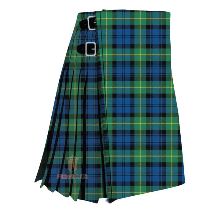 gordon ancient tartan kilt