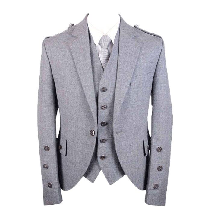 Grey Argyll Tweed Jacket and Vest