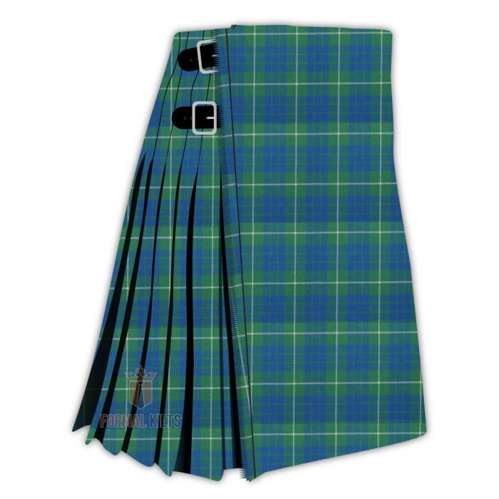 hamilton green hunting tartan kilt