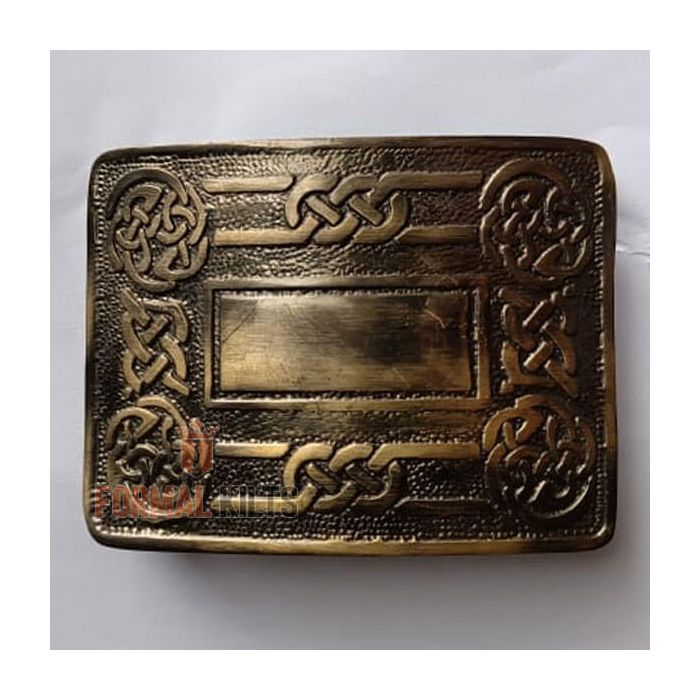 Highland Cletic Swirl Kilt Belt Buckle