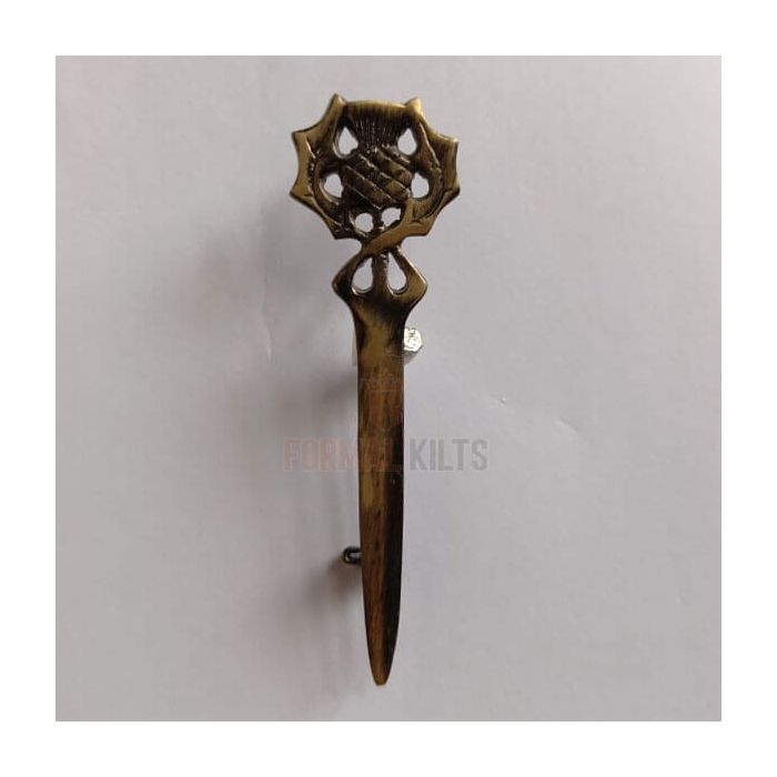 Highland Thistle Kilt Pin