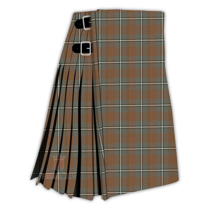 irvine weathered tartan kilt