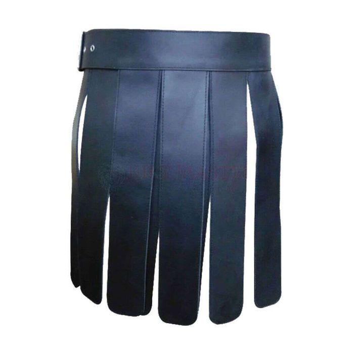real leather roman gladiator kilt