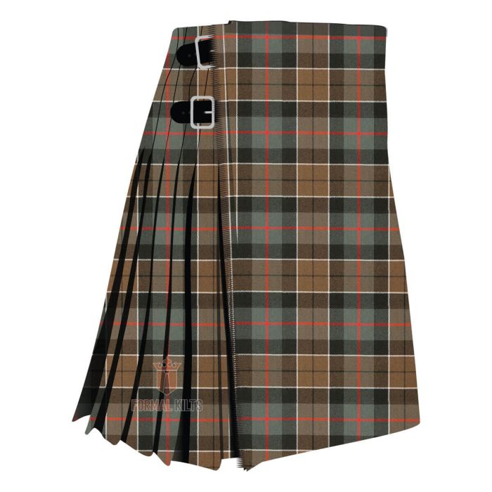 leslie green weathered tartan kilt