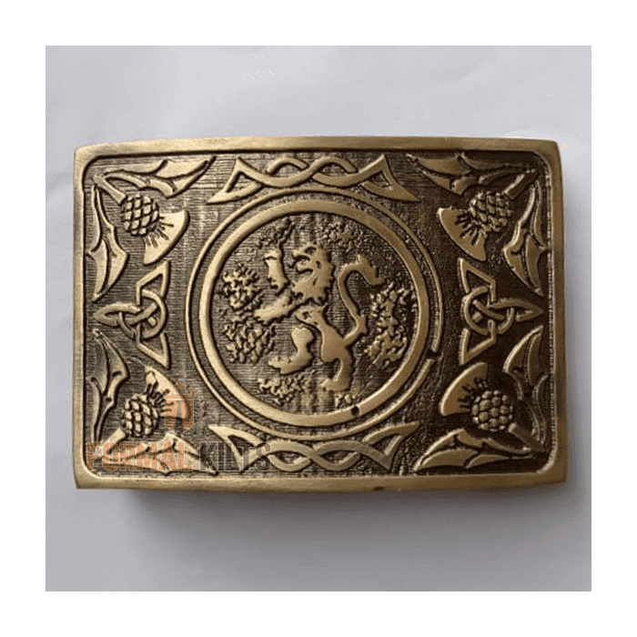 Lion Rampant Kilt Belt Buckle