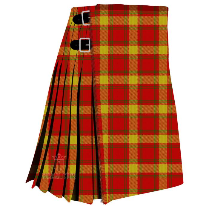 maguire black tartan kilt
