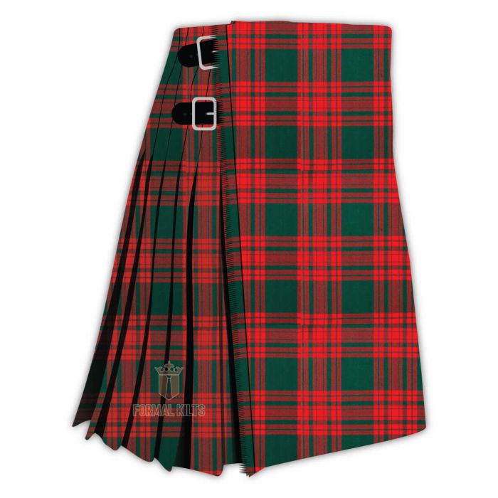 Menzies Green Modern Tartan Kilt