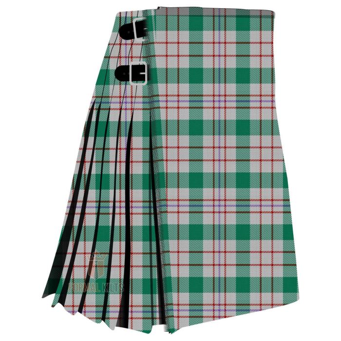 milne green tartan kilt