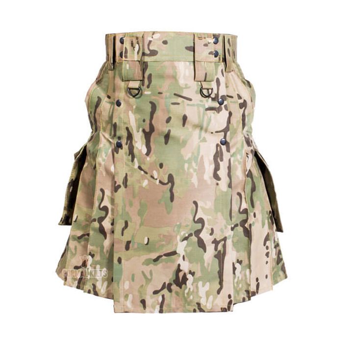 Multicam Tactical Utility Kilt Front