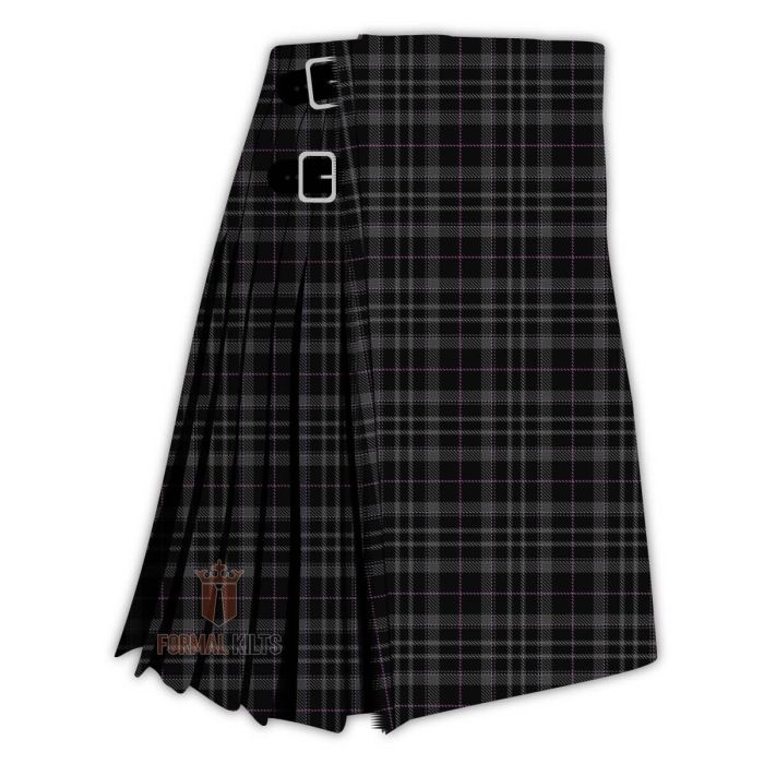 pride of scotland platinum tartan kilt