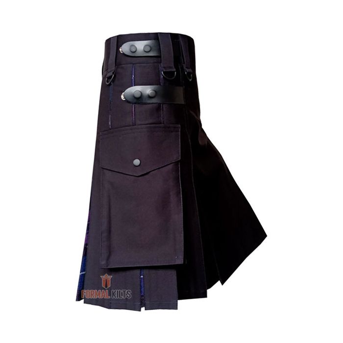Pride Of Scotland Tartan Hybrid Kilt Side Front
