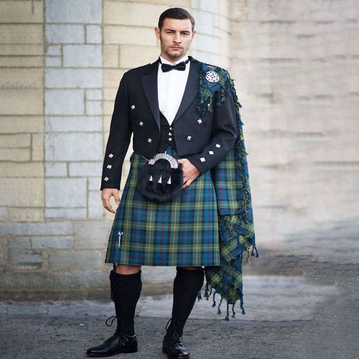 Prince Charlie Full Kilt Outfit for Wedding - Made to Measure