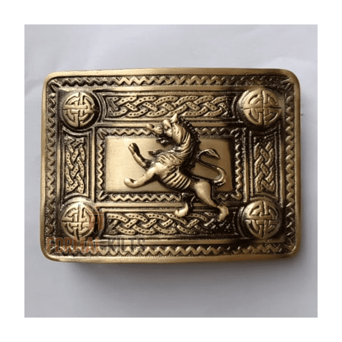 Rampant Lion Kilt Belt Buckle