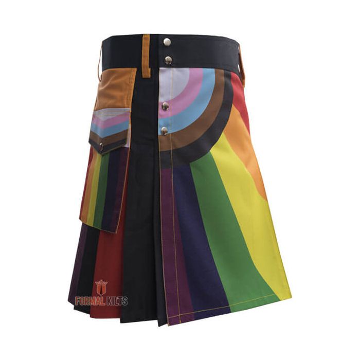 Special LGBTQ Flag Rainbow Kilt
