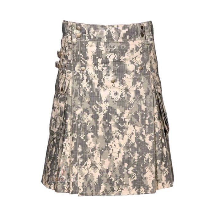 Tactical Digital Camo Utility Kilt front
