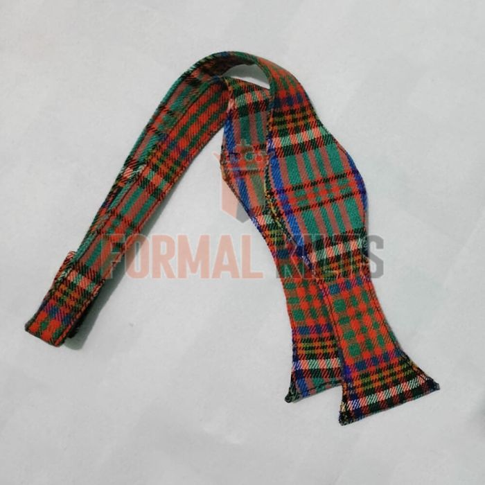 Tartan Bow Tie Self Tie