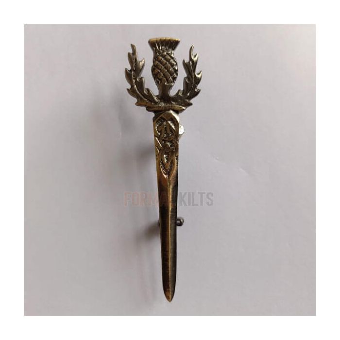 Thistle Head Kilt Pin