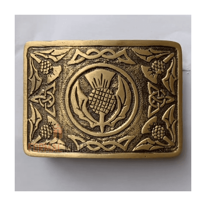 Thistle Kilt Buckle