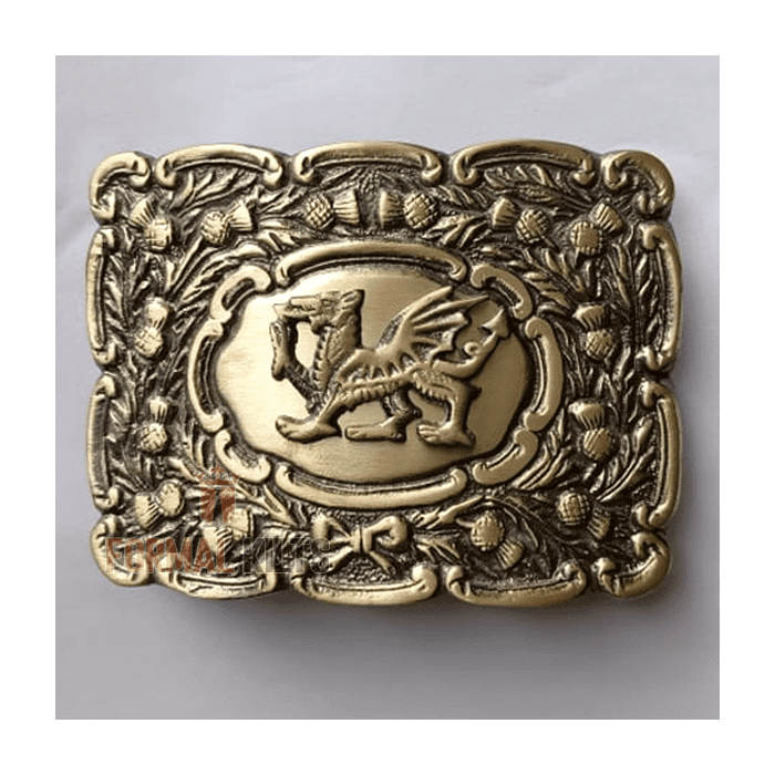 Walsh Dragon Kilt Belt Buckle