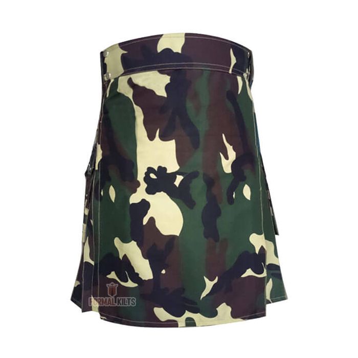 Woodland Green Tactical Kilt Front