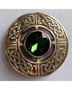 1 Stone Fly Plaid Brooch