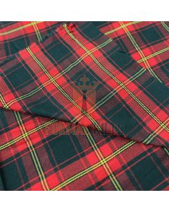 Ulster Red Tartan Fabric