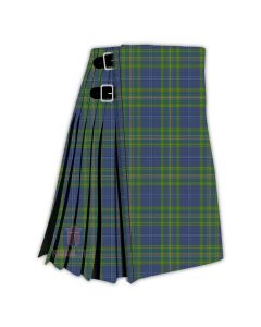 all ireland blue tartan kilt