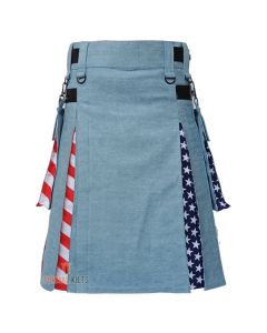 American Flag Hybrid Utility Kilt Front