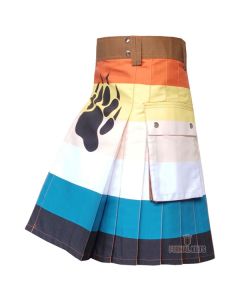 Bear Men Flag Paw Hybrid Utility Kilt