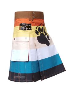Bear Men Flag Paw Hybrid Utility Kilt