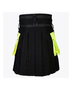 Black And Blue Hybrid Utility Kilt
