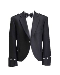 Black Argyl Jacket and Vest