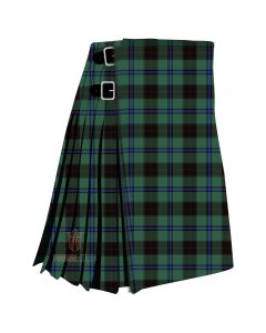 black thistle tartan kilt