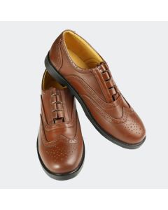 Brown Leather kilt Ghillie Brouges