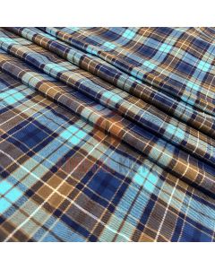 Buchanan Blue Tartan Fabric